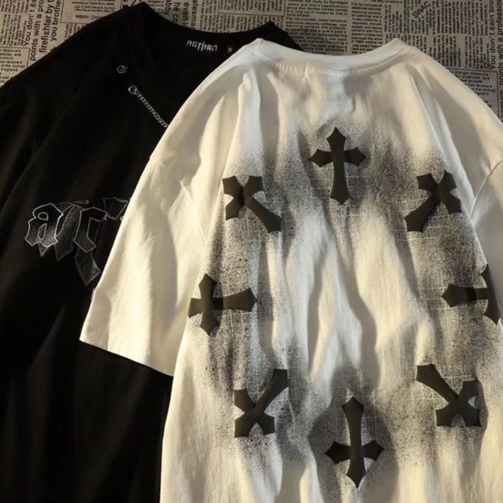 Áo Thun Tay Ngắn In Chữ Plus Size Phong Cách Hàn Quốc Cho Nam