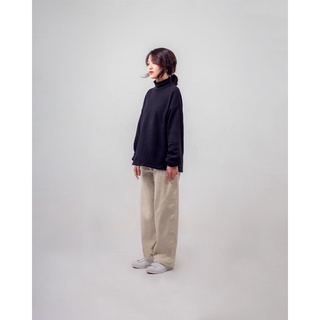 Quần Ống Rộng Kaki (Wide-leg Khaki Pants)