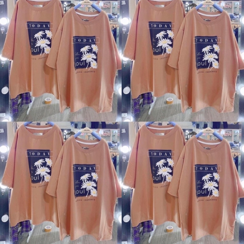 [Xả Kho 09]Áo Thun Tay Lỡ In Hình Mực Dẻo Hàn Quốc Form  Rộng Oversize,Áo Phông Unisex Ulzzang Nam Nữ Hot Hit
