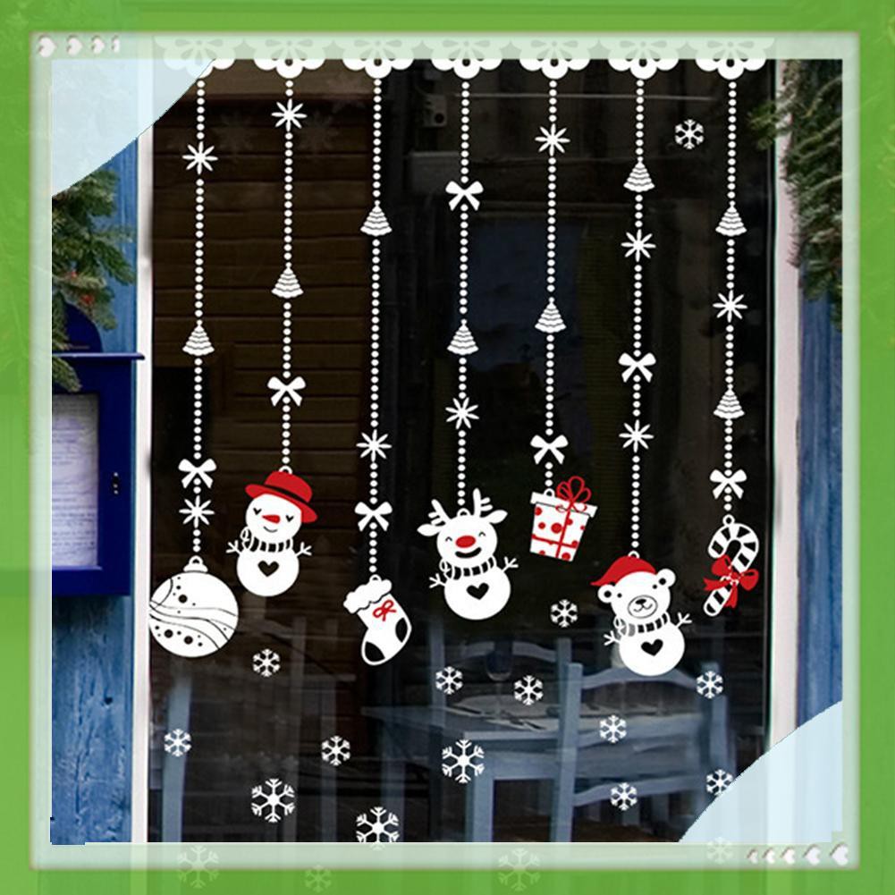 Sticker Người Tuyết Trang Trí Giáng Sinh Dễ Thương