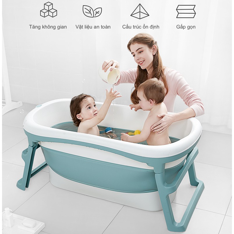 THAU TẮM GẤP GỌN ĐA NĂNG CHO CẢ GIA ĐÌNH | BigBuy360 - bigbuy360.vn