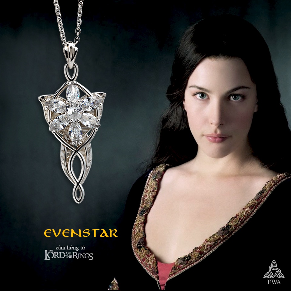 Mặt bạc nữ FWA Evenstar - Chúa tể chiếc Nhẫn