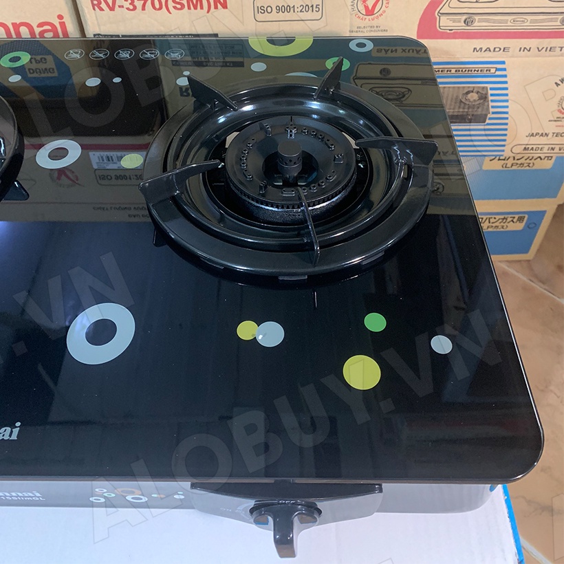 Bếp gas RINNAI 7 tấc RV-715Slim - Chén đồng có đầu hâm tiết kiệm gas