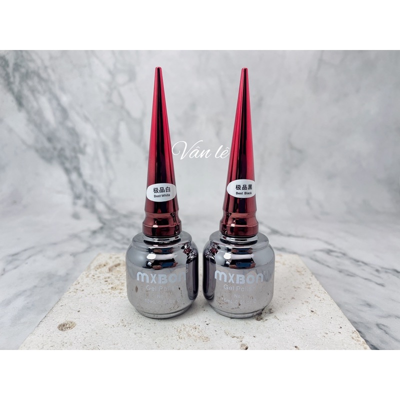 Sơn gel trắng đen mxbon chính hãng