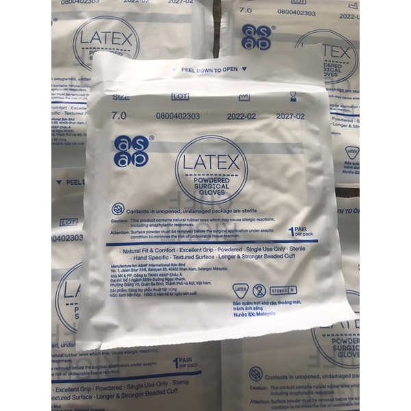 Găng tay phẫu thuật đã tuyệt trùng
