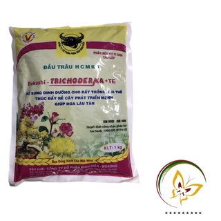 Phân bón hữu cơ vi sinh cao cấp đầu trâu hcmk7 bokashi - trichoderma + te - #144a# 1kg