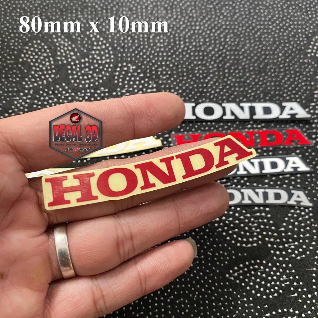 Tem chữ Honda dán mặt nạ & đuôi đèn nhiều nhỏ hàng cao cấp siêu nét - giá 1 cái