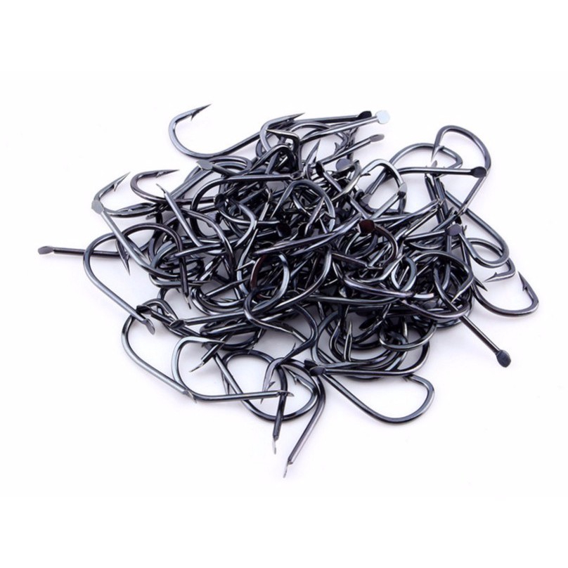 Set 500 Móc Câu Cá Bằng Thép Carbon Cỡ # 1-15