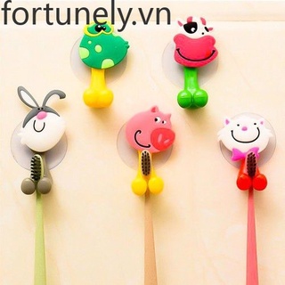 Kẹp Giữ Bàn Chải Đánh Răng Gắn Tường Hình Động Vật Dễ Thương