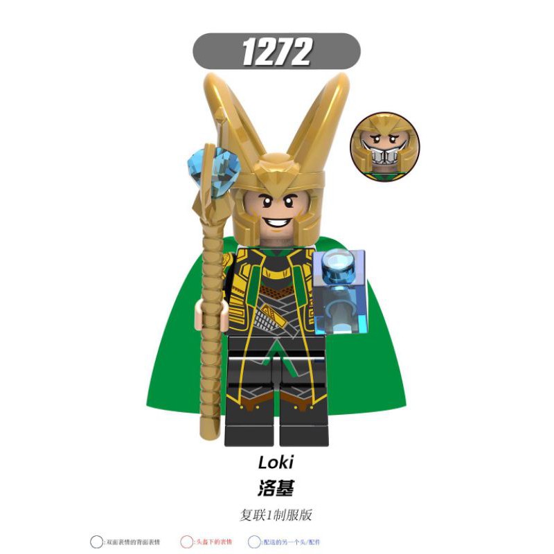 Mô Hình Lego Loki Minifigures Minecraft Xh1272