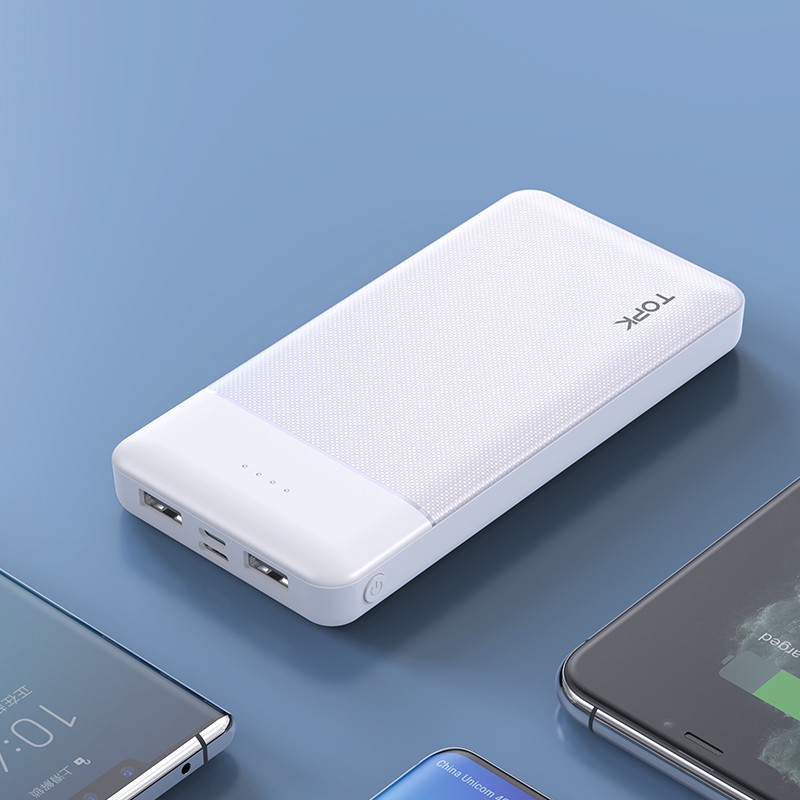 Pin Sạc Dự Phòng Kiêm Giá Đỡ Điện Thoại Topk I1014, 10.000mAh