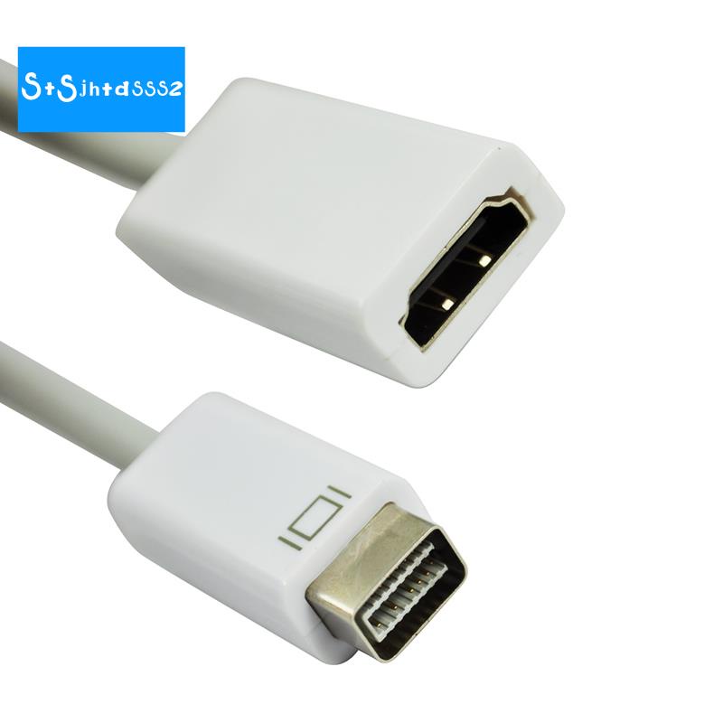Mini DVI Male to HDMI Female Video Adapter Cable AD-MDVI-HDMI