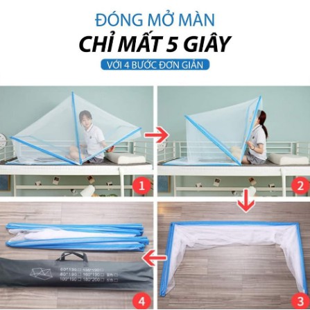 Màn chụp gấp gọn  FREESHIP  Màn gấp gọn thông minh Gia Long,Kinh Đô