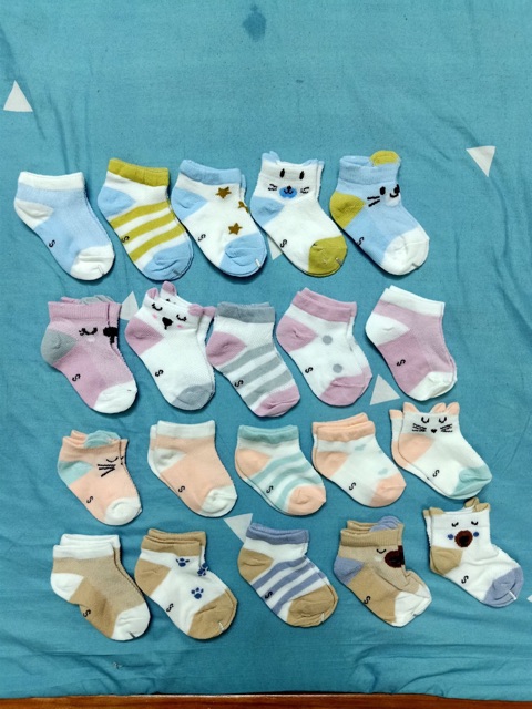 Set 5 đôi tất lưới mùa hè cho bé