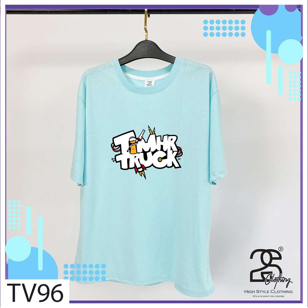 Áo Thun Cổ Tròn Nam Nữ Tay Ngắn Phong Cách Hàn Quốc 2s Clothing Áo Phông Form Rộng Đen Giấu Quần Giá Rẻ In Chữ TV96 | BigBuy360 - bigbuy360.vn