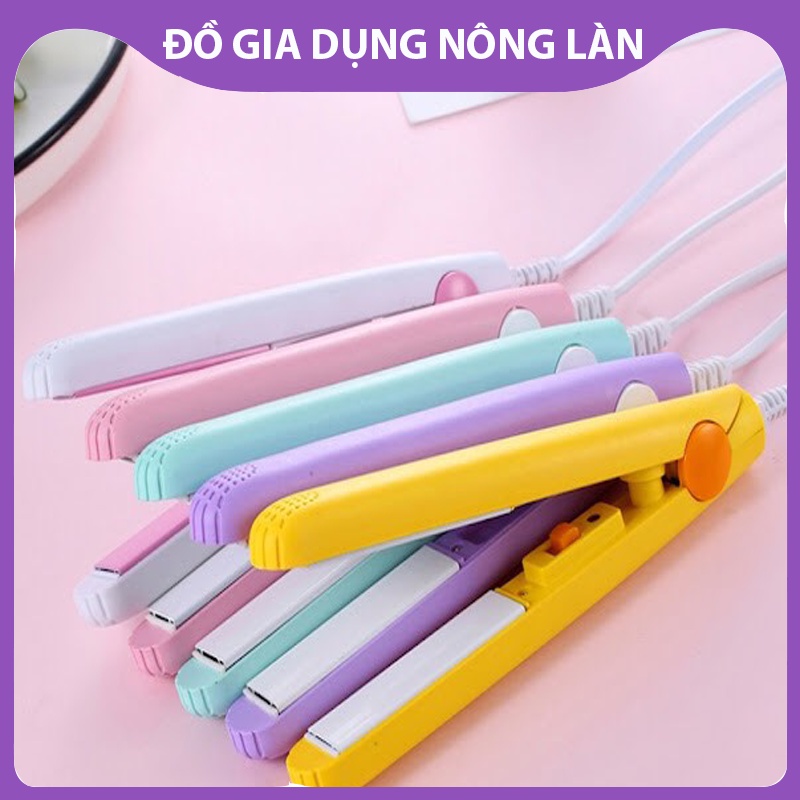 Máy làm tóc, máy uốn tóc mini cầm tay Make Time họa tiết hoạt hình dễ thương Máy Ép/ Duỗi/ Là Tóc Mái Tiện Lợi NL Shop