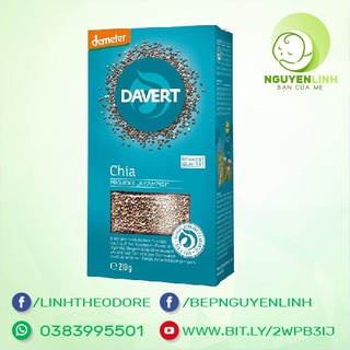 Hạt Chia hữu cơ Davert hộp 210g