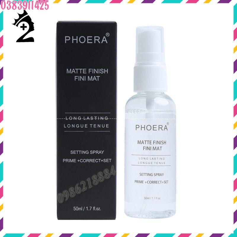Xịt cố định lớp trang điểm PHOERA dưỡng ẩm kiềm dầu TPP | BigBuy360 - bigbuy360.vn