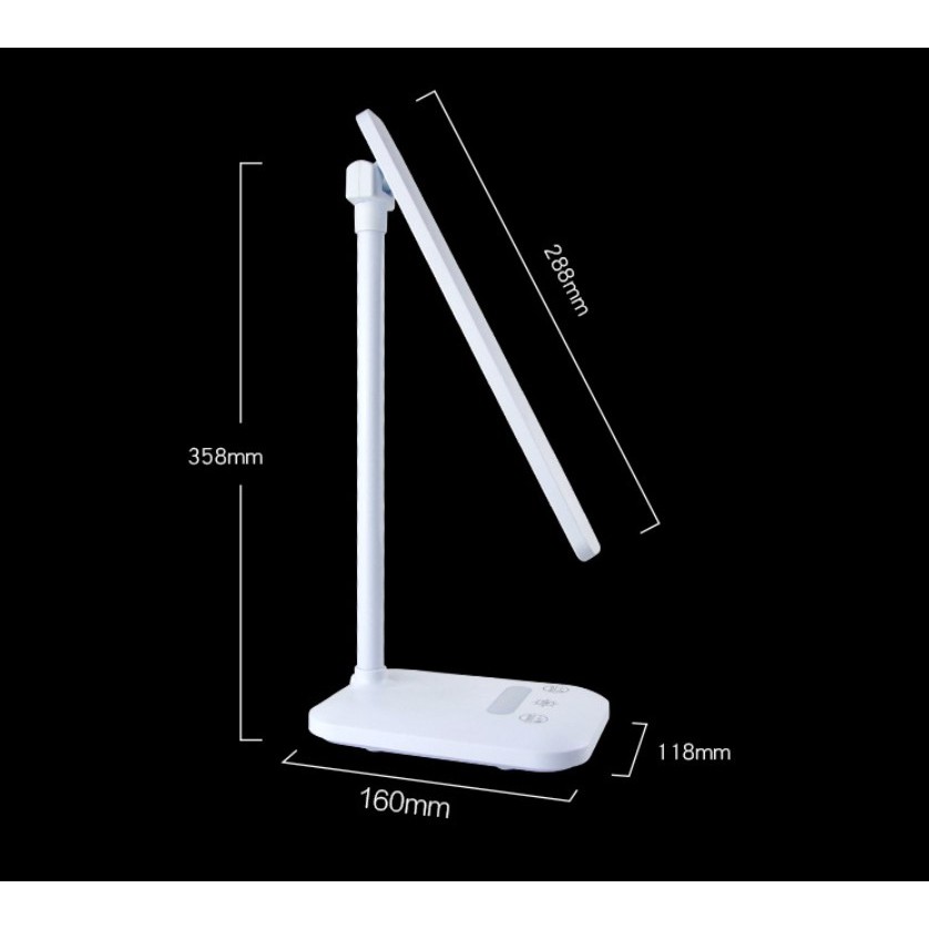 Đèn tích điện để bàn cao cấp có thể gấp gọn - Đèn bàn tích điện chống chói không bóng sáng chống cận thị