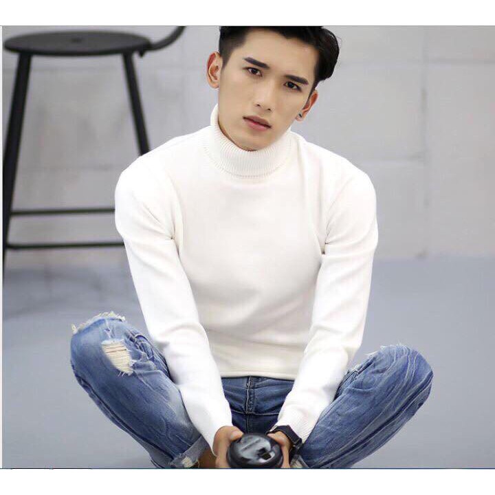 [ Rẻ vô địch ] Áo len cổ lọ nam