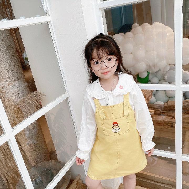 Tạp dề trẻ em, phong cách gấu nhỏ giản dị và rộng rãi，Quần yếm trẻ em Ttc213
