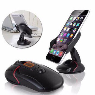 Giá đỡ điện thoại trên xe hơi gấp gọn Mouse Carsun hình chuột máy tính