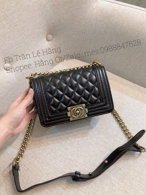 Túi Chần ô Chữ NNN size 20cm & 25cm tag Đen & Tag Đồg | BigBuy360 - bigbuy360.vn