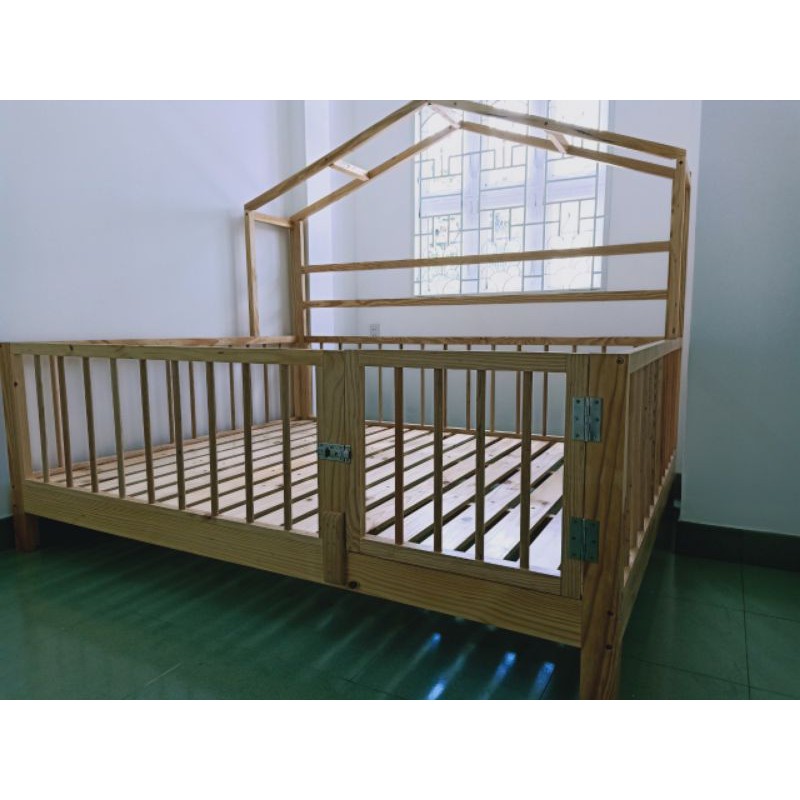 [KID083] - GIƯỜNG CŨI CAO CẤP CHO BÉ - GIƯỜNG CÔNG CHÚA KI DÉCOR