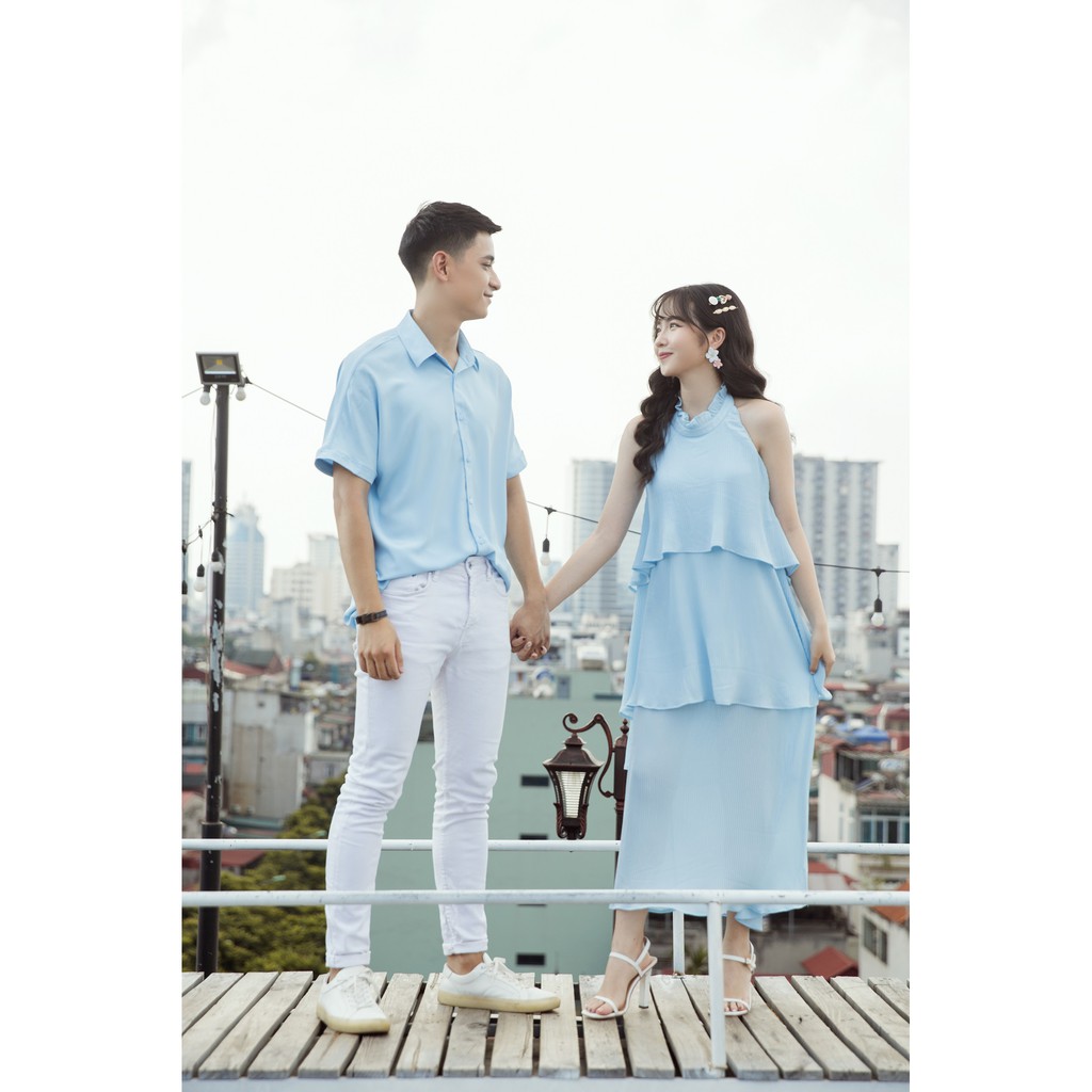 Đồ Đôi Áo đôi Nam Nữ CoupleLADESIGN Váy Đầm Áo Sơ Mi Couple Style Hàn Quốc Angela ...