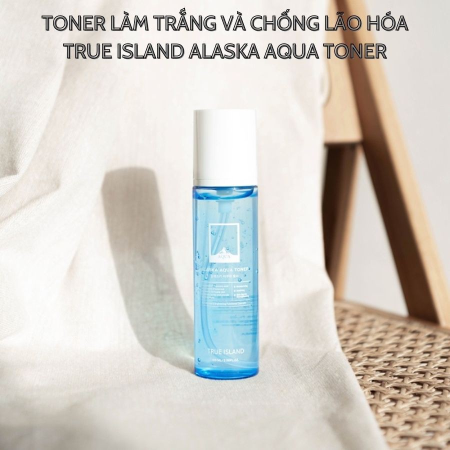 NƯỚC HOA HỒNG CẤP NƯỚC VÀ TÁI TẠO DA ALASKA AQUA TONER - HỢP CHO LÀN DA YẾU