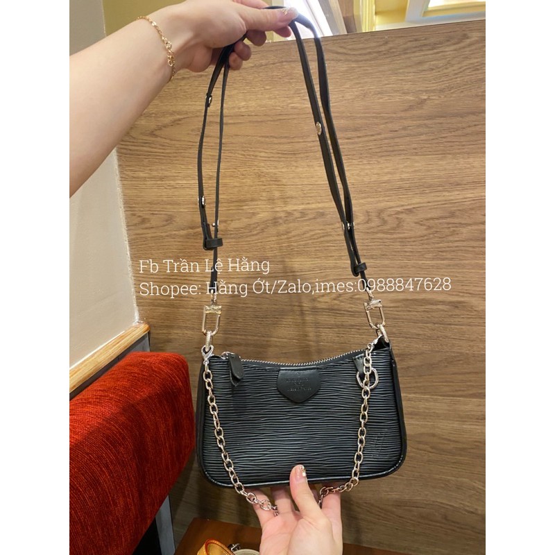 Túi Chữ LL Chất Tăm sz 20cm kèm hộp | BigBuy360 - bigbuy360.vn