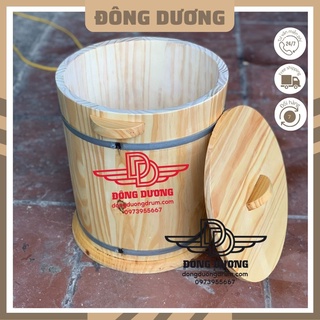 Thùng gỗ đựng gạo 10kg