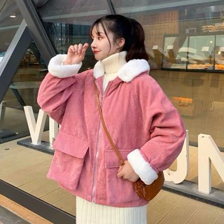 ÁO KHOÁC PHAO NỮ LÓT LÔNG PHONG CÁCH ULZZANG CÓ HÌNH THẬT