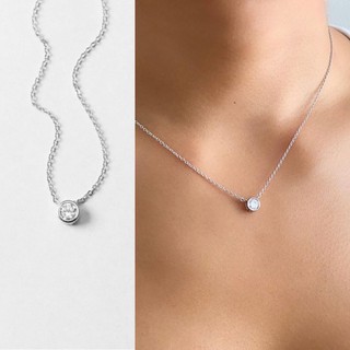 Dây chuyền ổ đá tiny bạc 925