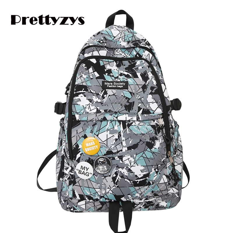 Balo Prettyzys XM2234 sức chứa lớn 15.6inch phong cách Hàn Quốc 2022 thời trang cho sinh viên đại học
