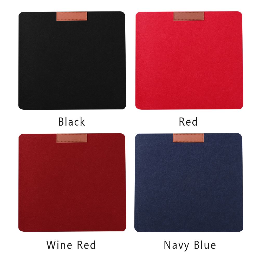 SHOUHOU Large Office Computer Soft Desk Mat Keyboard Mouse Pad Wool Felt Laptop Cushion