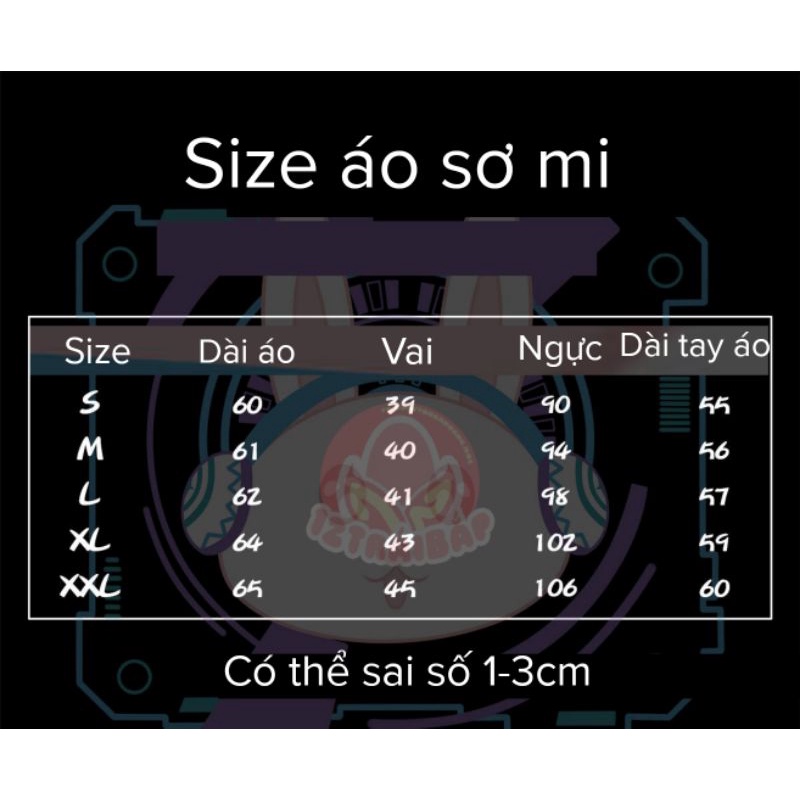 Áo Blouse Sơ Mi Tay Lỡ Manh Thỏ Điện Cạnh Nhà Tiểu Hồ Đồ