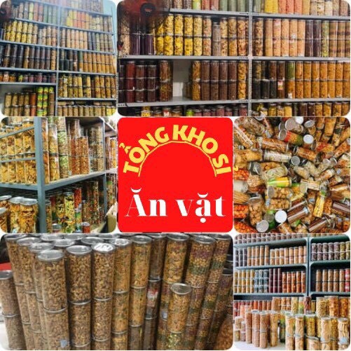 Tổng hợp khô mực hấp nước dừa, mực rim me, mự cán tẩm vị, mực tomjum