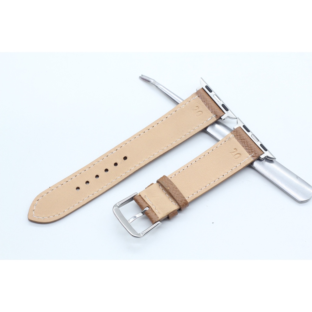 DÂY ĐEO THAY THẾ APPLE WATCH,DÂY DA EPSOM HOÀN THIỆN THỦ CÔNG ĐẦY ĐỦ PHỤ KIỆN, BH 6 THÁNG