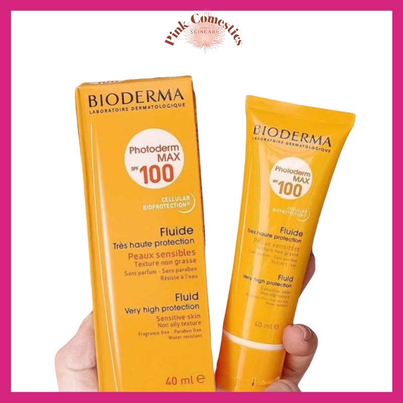 Kem chống nắng Bioderma Photoderm Max Aqua Fluide SPF 100+