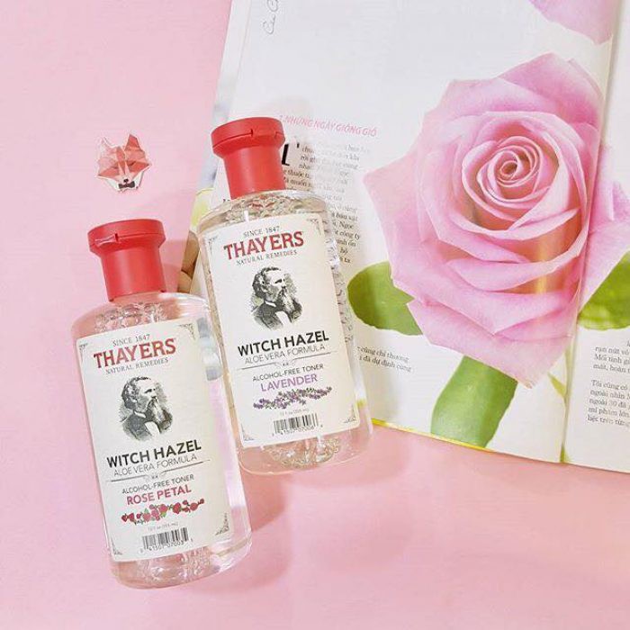 Nước hoa hồng Toner Thayers Alcohol Free Witch Hazel 355ml - Thayer Không Cồn