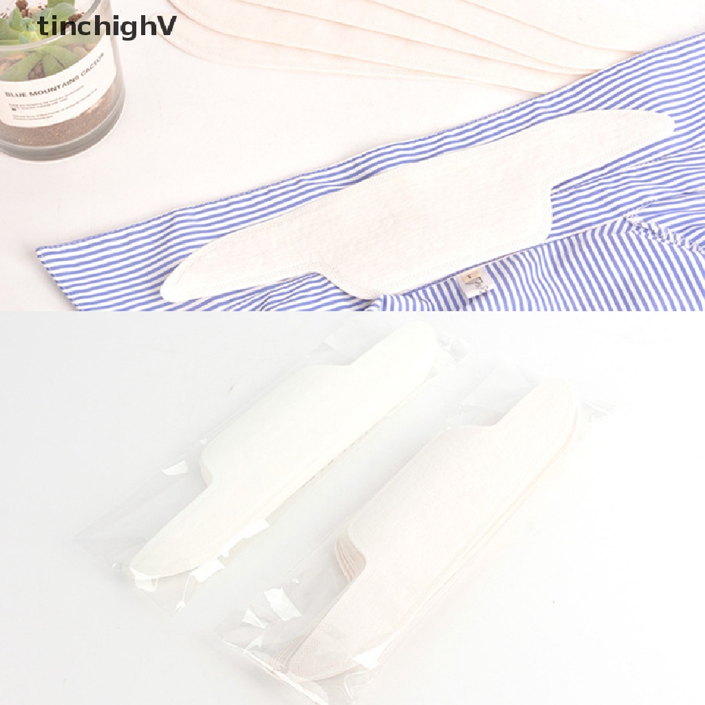 Bộ 10 miếng dán cổ áo sơ mi dùng một lần giúp chống bẩn