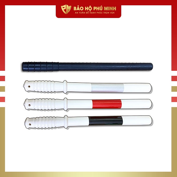 Gậy giao thông bằng nhựa nhằm cảnh báo, hướng dẫn - Dùi cui nhựa chất lượng tốt - Bảo hộ lao động Phú Minh