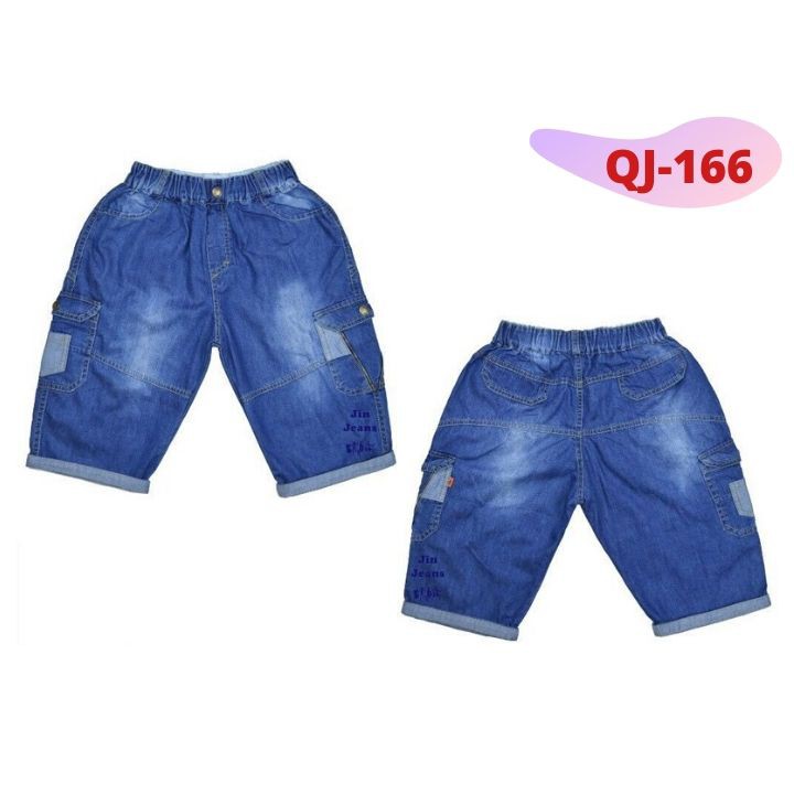 QUẦN SHORT JEAN BÉ TRAI TÚI HỘP 25-27kg.