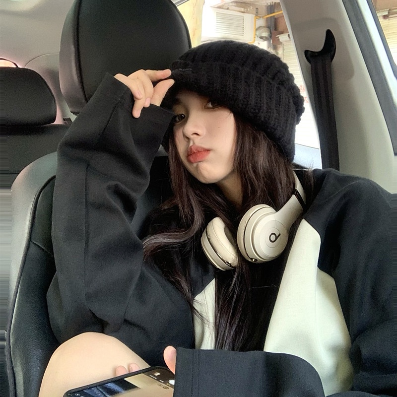 Mũ Len Rộng Vành Phong Cách Nhật Bản Thời Trang Mùa Đông 2022 Cho Nữ