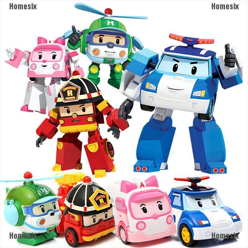 [HoMSI] Robocar Poli Robot Transform Car Baby Kids Car Toys Gift SUU