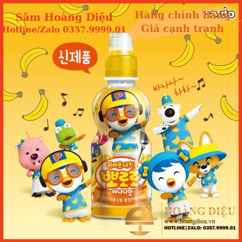 SÂM HOÀNG DIỆU -Nước trái cây Paldo Pororo 5 chai x 235ml