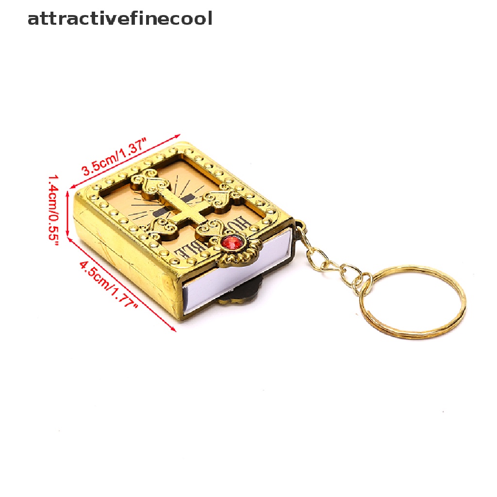 Móc Khóa Hình Quyển Sách Kinh Thánh Mini Dễ Thương