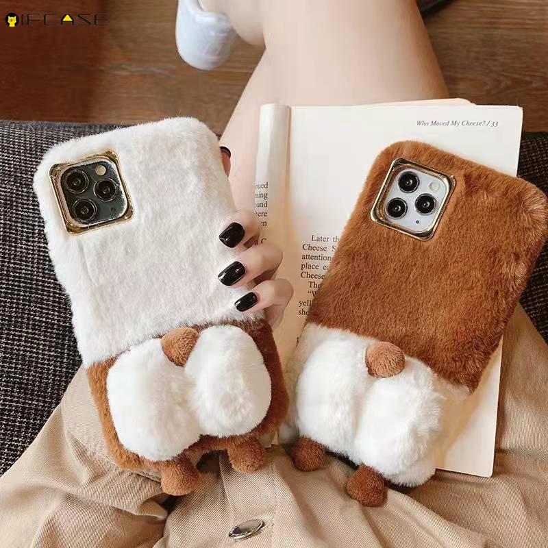 Ốp điện thoại hình chó corgi dễ thương cho REALME C25 C25S C21 C20 C17 C15 C12 C11 C2 C1 8 7 6 5 3 PRO 7I 6I 5I 5S