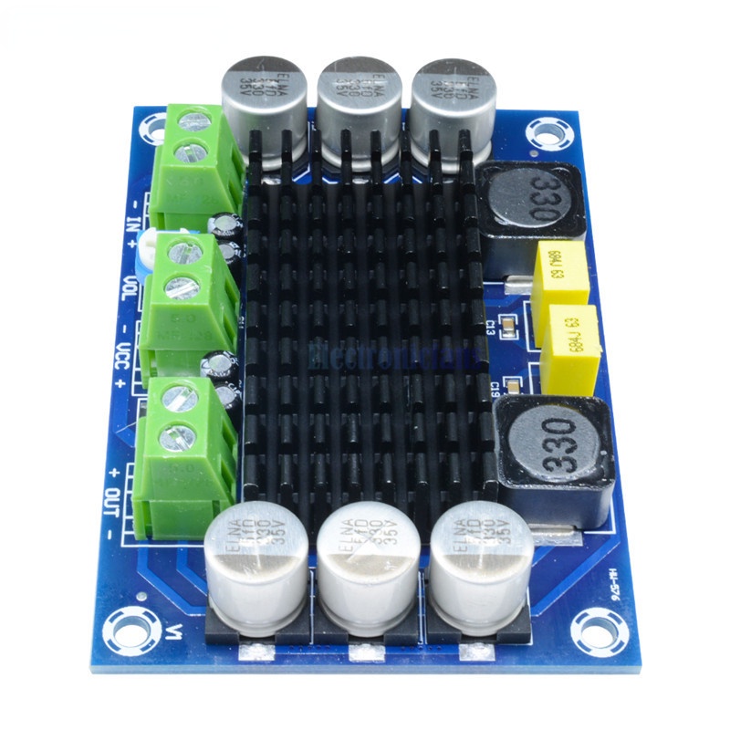 Bảng Mạch Khuếch Đại Âm Thanh Kỹ Thuật Số Kênh Đơn XH-M542 100W TPA3116DA TPA3116D2